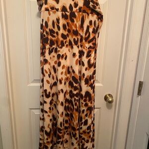 EUC LuLaRoe Leopard Print Maxi Skirt Size 3XL